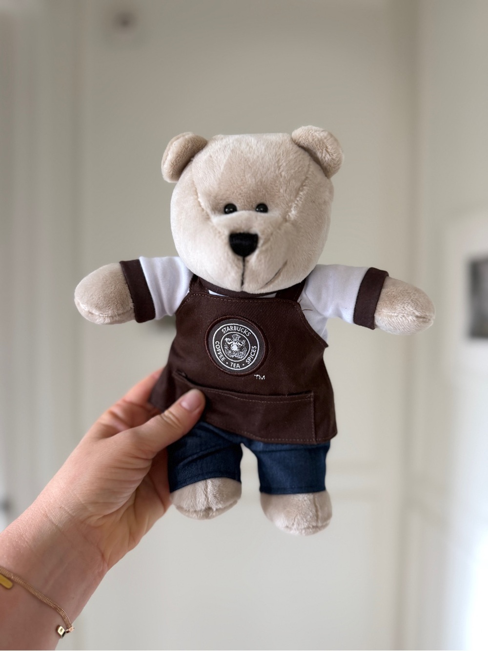 Starbucks Rare Bearista Pike Place Exclusive Plush Bear